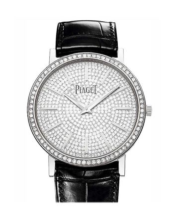 Piaget Altiplano Round in White Gold Diamond Bezel GOA36128