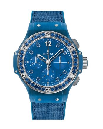 Hublot Big Bang 41mm Blue Linen Watch 341.XL.2770.NR.1201