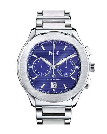 Piaget Polo S Automatic Chronograph Blue Dial Men's Watch GOA41006