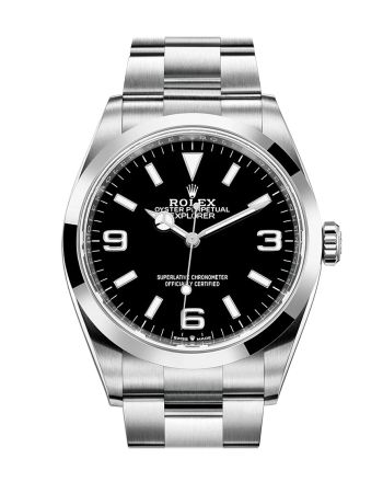 Rolex Explorer I 36 Black Dial Stainless Steel Men's Watch 124270