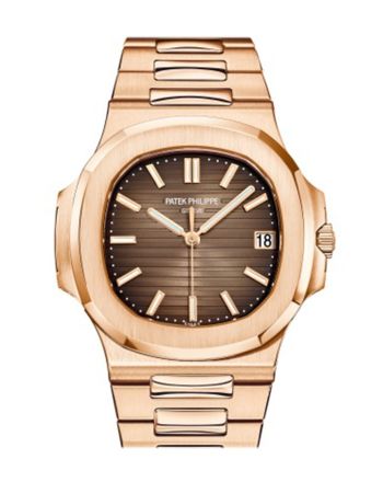 Patek Philippe Nautilus Brown Dial 18K Rose Gold Automatic Men's Watch 5711/1R-001