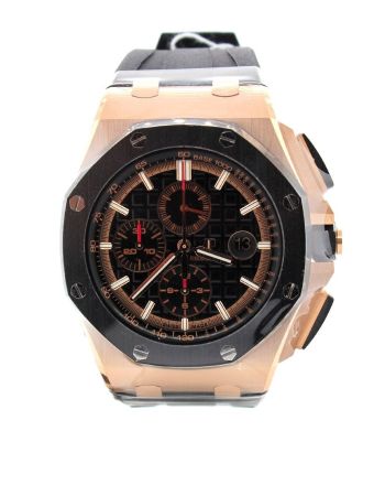 Audemars Piguet Royal Oak Offshore 44 Black Mega Tapisserie Chronograph Dial Men's Watch 26401RO.OO.A002CA.02