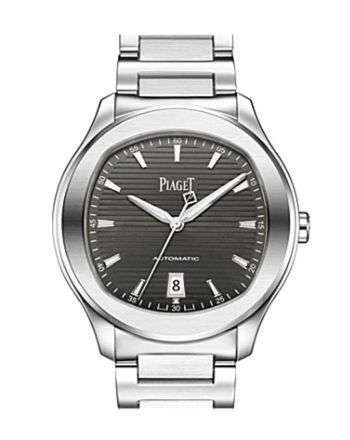 Piaget Polo S Automatic Grey Guilloche Dial Men's Watch GOA41003