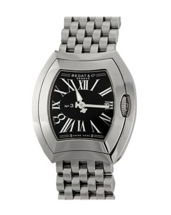 Bedat No. 3 Steel Black Ladies Watch 334.011.301