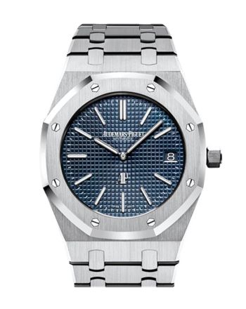 Audemars Piguet Royal Oak 39mm Blue Dial Extra-Thin Stainless steel Watch 15202ST.OO.1240ST.01