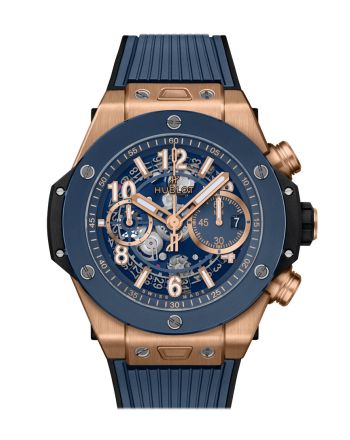 Hublot Big Bang Unico King Gold Blue Ceramic 42mm Watch 421.OL.5180.RX
