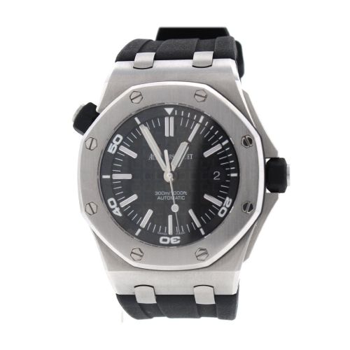 Audemars Piguet Royal Oak Offshore Diver Black Dial Automatic Men's Watch 15703ST.OO.A002CA.01