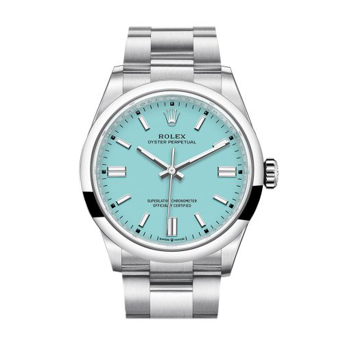 Rolex Oyster Perpetual 36 Turquoise Dial Oyster Bracelet Watch 126000