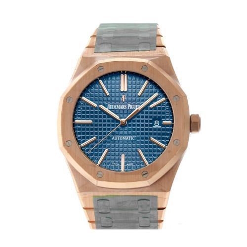 Audemars Piguet Royal Oak 41mm Blue dial Pink Gold Watche 15400OR.OO.1220OR.03 DCM