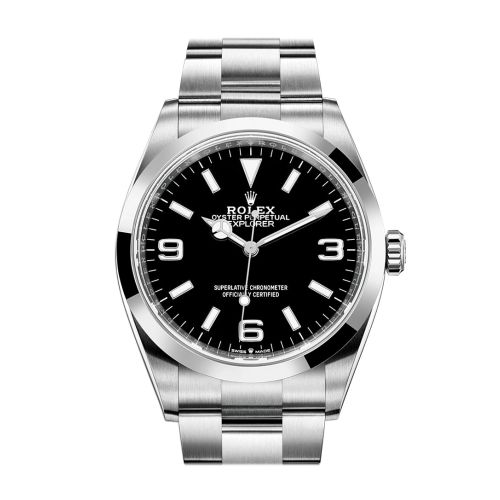 Rolex Explorer I 36 Black Dial Stainless Steel Men's Watch 124270