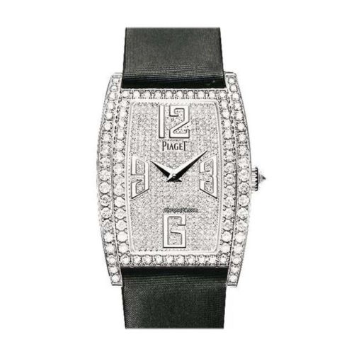 Piaget Limelight Tonneau WG Pave on Strap Watch G0A36193