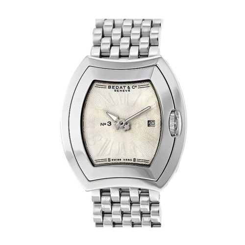 Bedat No 3 Silver Dial Stainless Steel Ladies Watch 334.011.100